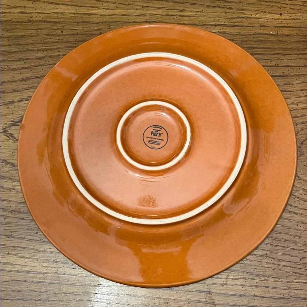 Pier 1 Spice Route Nutmeg Dinner Plate‎ Set, set of 6